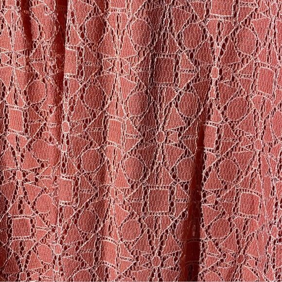 LOGO Lounge By Lori Goldstein Zip Front Cardigan W/ Lace Back Women's Size M - Picture 15 of 16